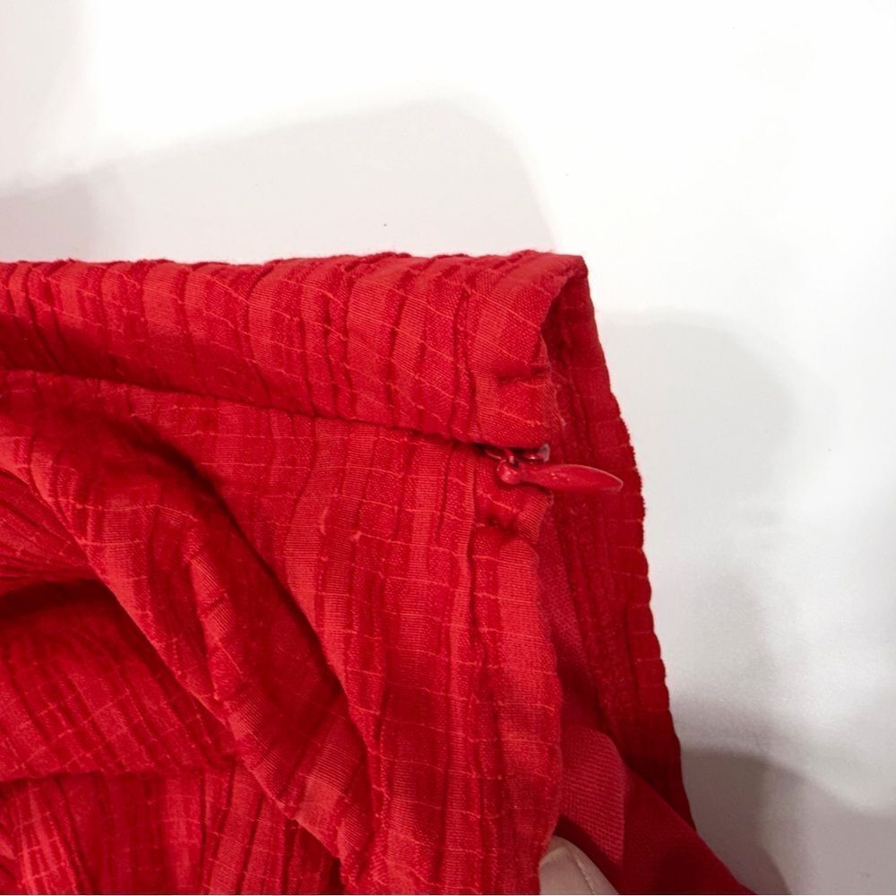 Lulu’s Red Ruched Crop Top – Size M - Picture 5 of 10
